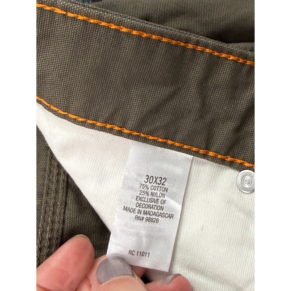 Ridgecut Toughwear Carpenter Pants Mens 30x32 Brown Canvas Utility Workwear - Picture 5 of 14
